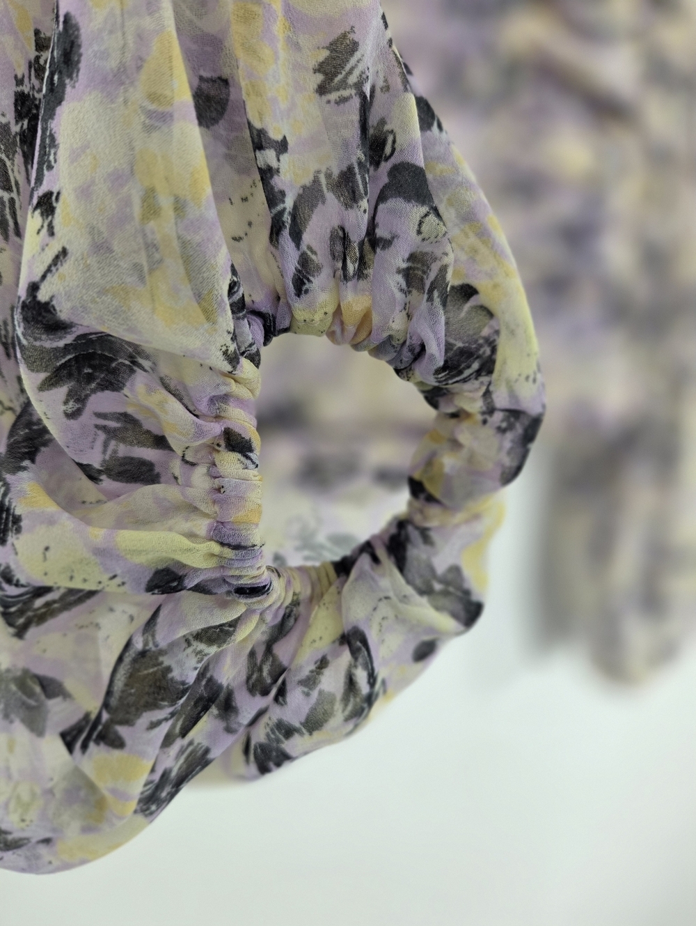 Free People Lilac Combo Mabel Print Blouse Size S - Picture 6 of 11